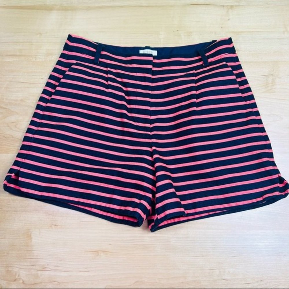 J Crew stripped shorts size 6 great condition